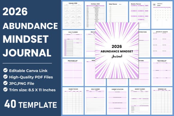2026 Abundance Mindset Journal: A Tool for Growth and Self-Discovery