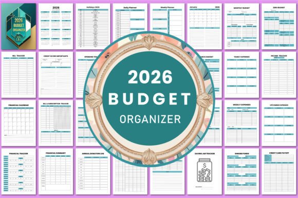 2026 Budget Organizer KDP Interior