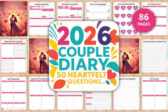 2026 Couple Diary 50 Heartfelt Questions: A Thoughtful Guide for Deeper Connection