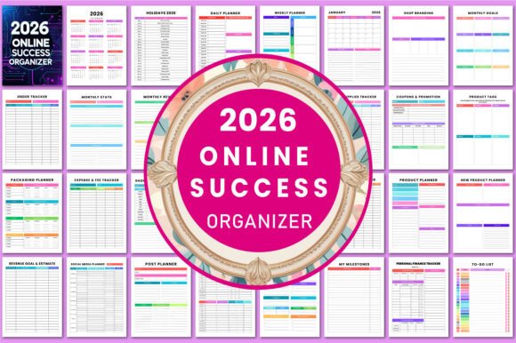 2026 Online Success Organizer KDP