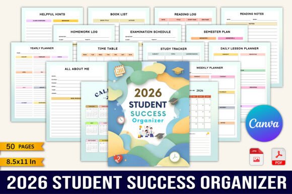 2026 Student Success Organizer: A Comprehensive Tool for Academic Organization