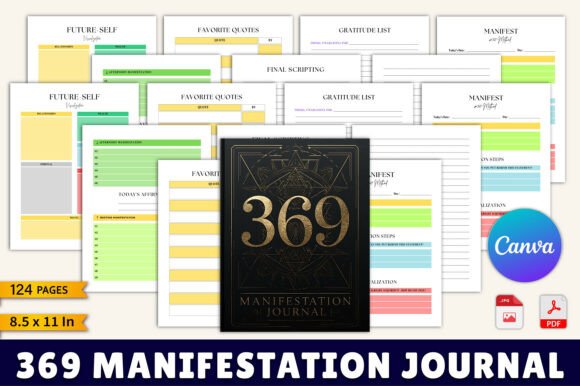 ✨ 369 Manifestation Journal: A Strategic Tool for Goal Alignment and Daily Clarity