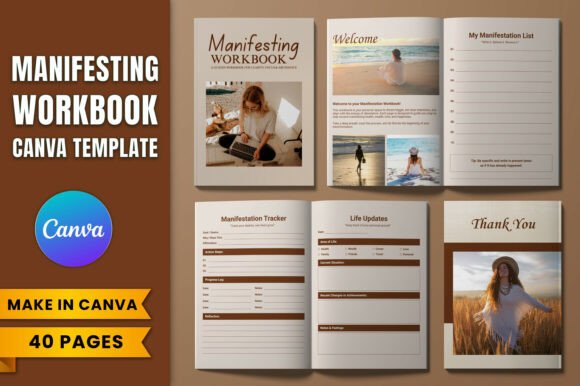 Manifesting Workbook Canva Template: A Strategic Tool for Clarity and Abundance