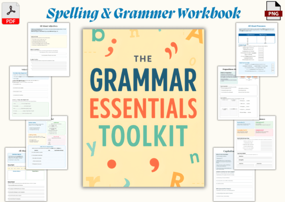 Mastering English Grammar with Grammer Spelling Workbook