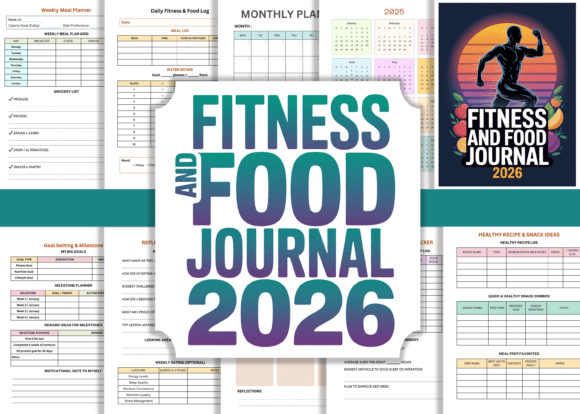 Stay on Track with the Fitness and Food Journal 2026