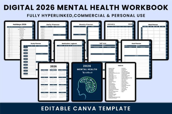 Take Charge of Your Emotional Well-being with the Digital 2026 Mental Health Workbook