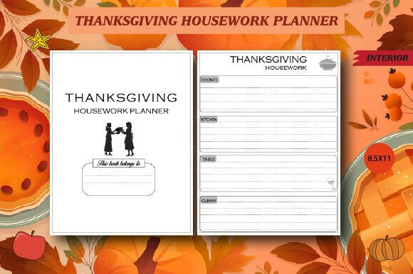 Thanksgiving House Work Planner: A Practical Guide to Organizing Your Holiday