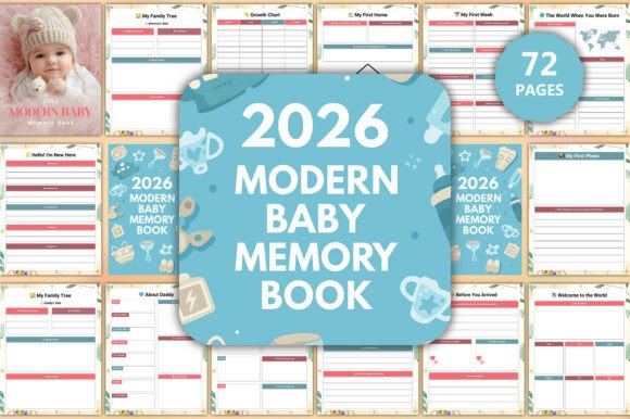 The 2026 Modern Baby Memory Book: A Timeless Keepsake for Modern Parents