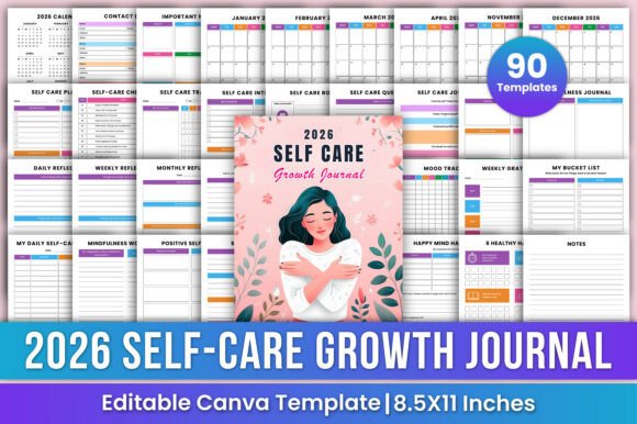 The 2026 Self Care Growth Journal Canva Kdp: A Year-Round Tool for Mind, Body, and Soul