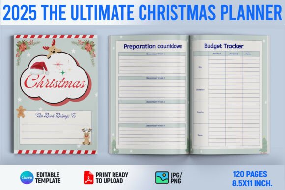 The Ultimate Christmas Planner 2025 KDP